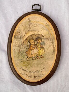 Vintage Hallmark Wall Plaque Home Decor